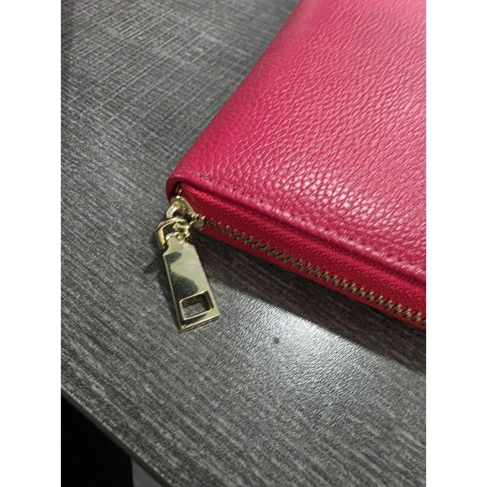Unknown Brand Medium Zip Wallet - Pink